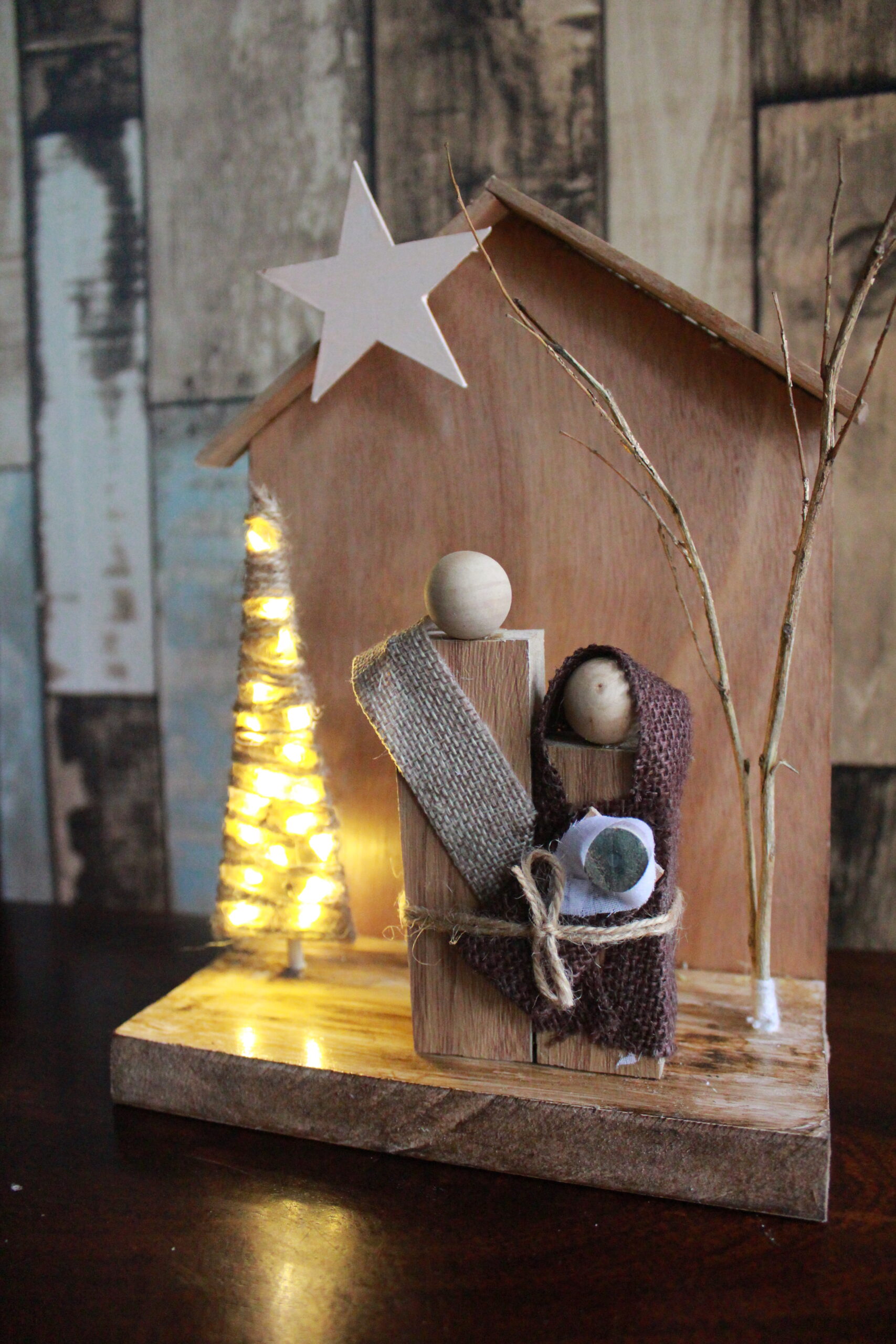 wooden holy family set wooden holy family set