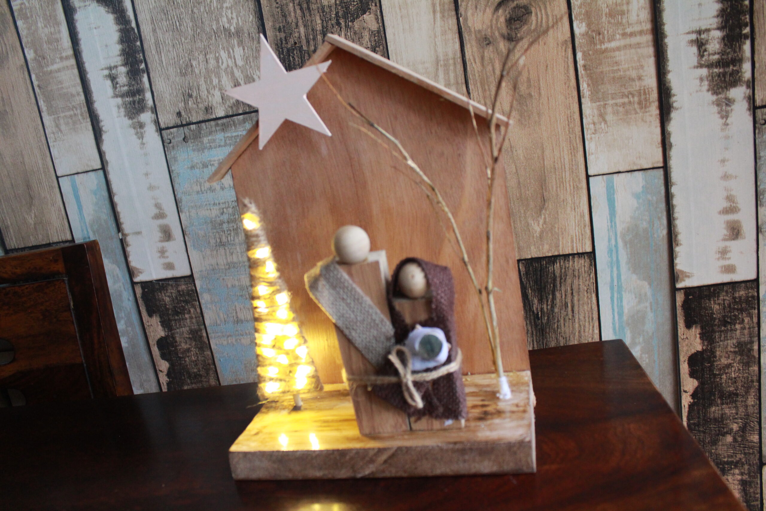 wooden holy family set wooden holy family set